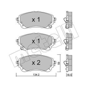 Compre Pastilhas de travão da METELLI 22-1234-0 a um preço baixo por 38,93 €