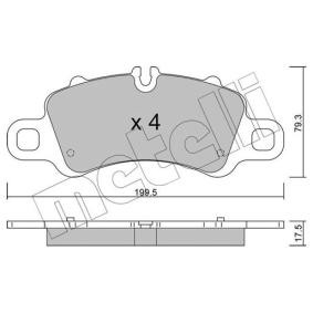 Bremsbeläge 22-1254-0 von METELLI günstig für 39,21 € online kaufen