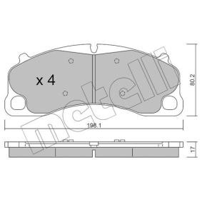 Bremsbeläge 22-1256-0 von METELLI günstig für 61,93 € online kaufen