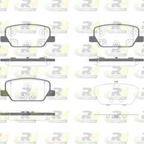 Compre Pastilhas de travão da ROADHOUSE 21911.02 a um preço baixo por 44,13 €