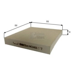 Køb Pollenfilter af CLEAN FILTER NC2423 til den lave pris 83,52 DKK