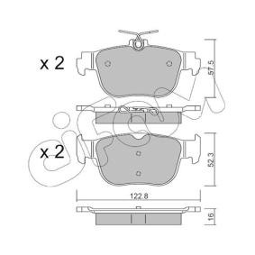 Bremsbeläge 822-1281-0 von CIFAM günstig für 77,61 € online kaufen