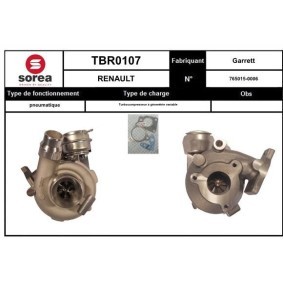 Achetez des Turbocompresseur SNRA TBR0107 à prix pour 517,13 €
