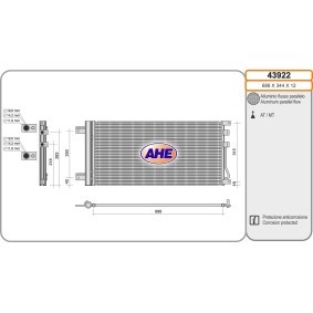 Comprar Condensador, aire acondicionado de AHE 43922 a bajo precio de 160,79 €