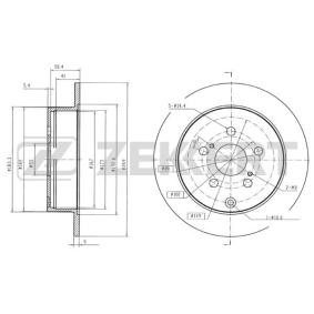 Bremsscheiben des Herstellers ZEKKERT - Originalware Artikelnummer: BS-5702B