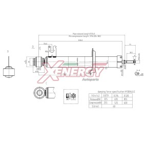 Osta Iskunvaimennin AP XENERGY:llä X911341 edullisesti hintaan 56,20 €