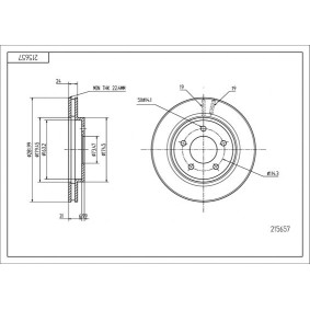 Acquista Disco freno da HART 215 657 a buon mercato per soli 29,86 €
