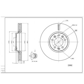 Bremsscheiben des Herstellers HART - Originalware Artikelnummer: 230 992