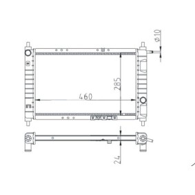 Kühler, Motorkühlung 601 406 von HART günstig für 47,84 € online kaufen