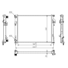 Kühler, Motorkühlung 602 736 von HART günstig für 82,67 € online kaufen