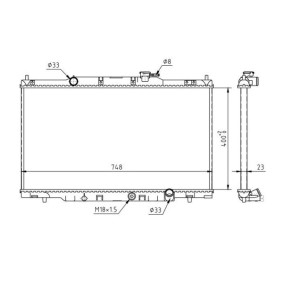 Achetez des Radiateur du moteur HART 603 945 à prix pour 85,54 €