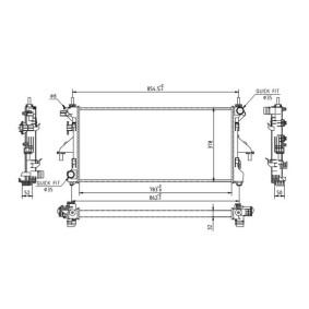 Kühler, Motorkühlung 611 191 von HART günstig für 101,30 € online kaufen