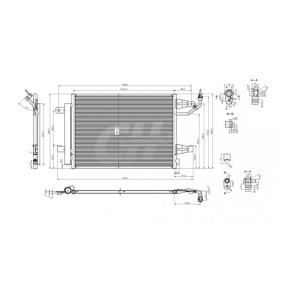 Achetez des Condenseur, climatisation HART 612 252 à prix pour 104,76 €