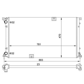 Kühler, Motorkühlung 620 268 von HART günstig für 147,48 € online kaufen