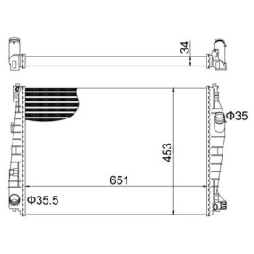 Acquista Radiatore motore da HART 621 997 a buon mercato per soli 112,98 €