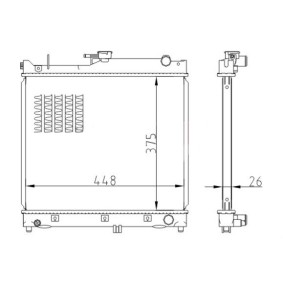 Acquista Radiatore motore da HART 643 020 a buon mercato per soli 113,45 €
