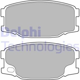 Achetez des Plaquettes de frein DELPHI LP2073 à prix pour 55,75 €