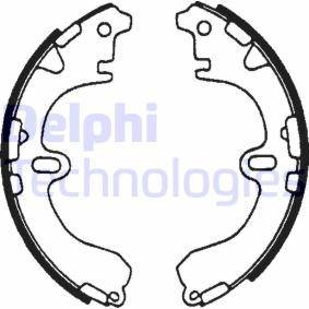 Achetez des Jeu de mâchoires de frein DELPHI LS1601 à prix pour 19,79 €