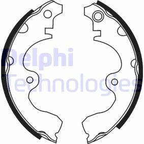 Compre Zapatas de freno de DELPHI online para PASEO Coupé (EL44_) a precios moderados