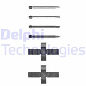 Achetez des Kit d'accessoires, plaquette de frein à disque DELPHI LX0026 à prix pour 9,37 €