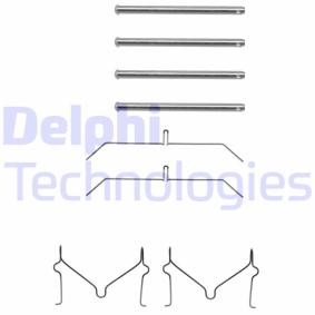 Compre Kit de acessórios, pastilhas de travão de DELPHI online para Land Cruiser Veículo todo terreno aberto (FJ40) a preços moderados