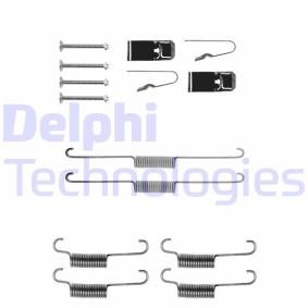 Compre Kit de accesorios de las zapatas de freno de DELPHI online para Carry VII Bus (0S) a precios moderados