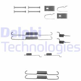 Compre Kit de accesorios de las zapatas de freno de DELPHI online para Almera II Berlina (N16) a precios moderados