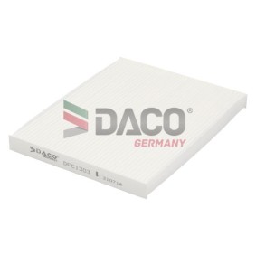 Innenraumfilter des Herstellers DACO Germany - Originalware Artikelnummer: DFC1303