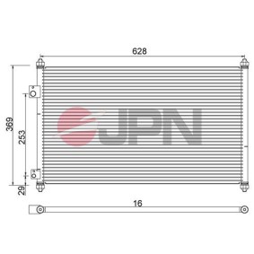 Compre Condensador de ar condicionado de JPN online para CIVIC VII Hatchback (EU, EP, EV) a preços moderados