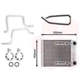 Compre Permutador de calor, aquecimento do habitáculo da VAN WEZEL 43016703 a um preço baixo por 68,65 €