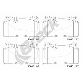 Achetez des Plaquettes de frein BRECK 25643 00 551 00 à prix pour 85,04 €