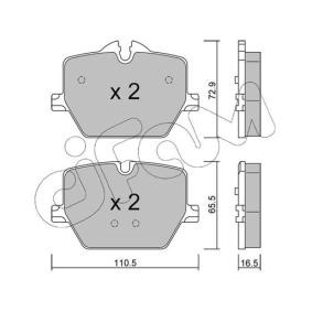 Bremsbeläge 822-1266-0 von CIFAM günstig für 49,69 € online kaufen