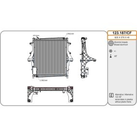 Acquista Radiatore motore da AHE 123.187/CF a buon mercato per soli 383,09 €