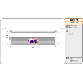 Achetez des Radiateur du moteur AHE 130.373 à prix pour 251,35 €