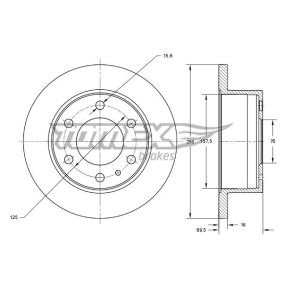 Bremsscheibe für IVECO von TOMEX brakes