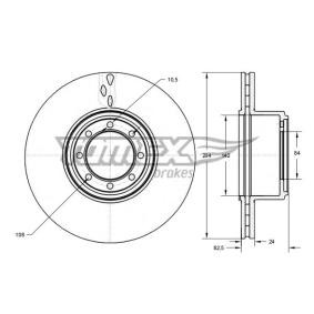 Bremsscheibe für IVECO von TOMEX brakes