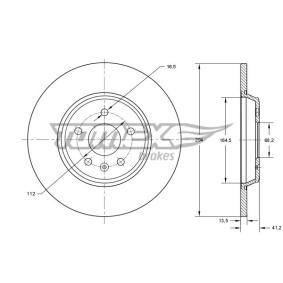 Bremsscheibe TX 73-90 von TOMEX brakes günstig für 36,21 € online kaufen