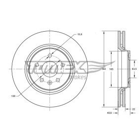 Bremsscheibe TX 74-14 von TOMEX brakes günstig für 44,92 € online kaufen