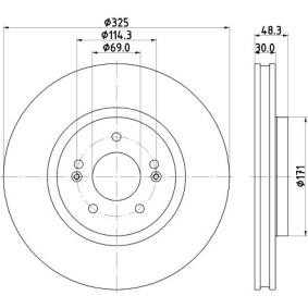 Bremsscheibe MDC3039C von MINTEX günstig für 67,50 € online kaufen