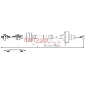 Kupplungsseil 10.3144 von METZGER günstig für 21,17 € online kaufen