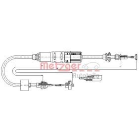 Kupplungsseil 10.3442 von METZGER günstig für 13,95 € online kaufen