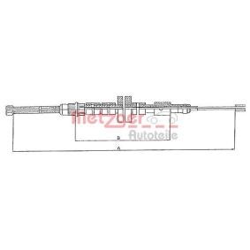 Handbremsseil 10.6023 von METZGER günstig für 12,58 € online kaufen