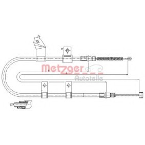 Acquista Cavo freno a mano da METZGER 17.3504 a buon mercato per soli 18,91 €