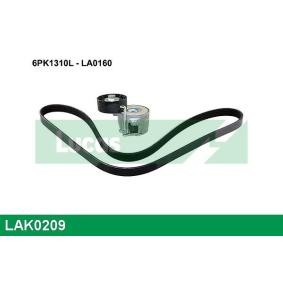 Compre Jogo de correias trapezoidais estriadas da LUCAS LAK0209 a um preço baixo por 70,07 €