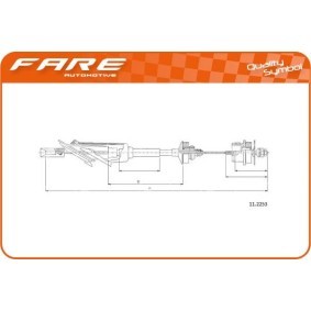 Acquista Cavo frizione da FARE SA 24445 a buon mercato per soli 69,63 €