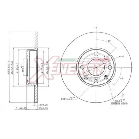 Bremsscheibe X601486 von AP XENERGY günstig für 28,96 € online kaufen