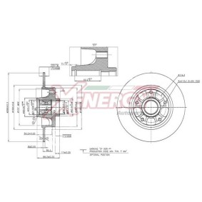 Bremsscheibe X601522 von AP XENERGY günstig für 47,20 € online kaufen