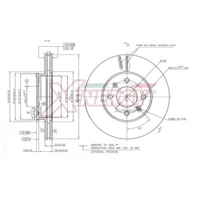 Compre Disco de travão da AP XENERGY X602805 a um preço baixo por 36,75 €