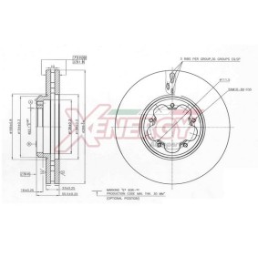 Bremsscheiben des Herstellers AP XENERGY - Originalware Artikelnummer: X602813