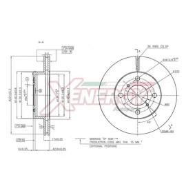 Bremsscheibe X602827 von AP XENERGY günstig für 29,61 € online kaufen